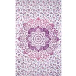 Purple Ombre Mandala Wall Hanging Tapestry - Image 2