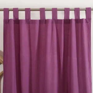 Purple Solid Color Curtains Window & Door Decor Long Curtains - Image 3