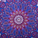 Purple Star Mandala Printed Tapestry Bed Cover - Image 2