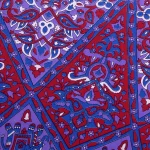 Purple Star Mandala Printed Tapestry Bed Cover - Image 4