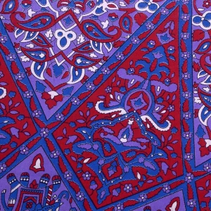 Purple Star Mandala Printed Tapestry Bed Cover - Image 4