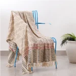 Reversible Hand Block Printed Large Sofa Throw