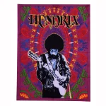 Rock Music Jimi Hendrix Print Tapestry
