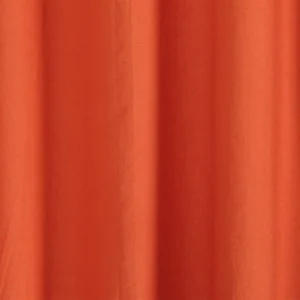 Room Door Window luxury Rust Cotton Curtains - Image 4