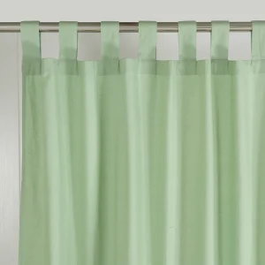 Sage Green 100% Cotton Window / Door Curtains - Image 3