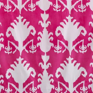 Sanganeri Hand Block Print Ikat Fabric - Image 4