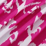 Sanganeri Hand Block Print Ikat Fabric - Image 2