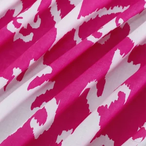 Sanganeri Hand Block Print Ikat Fabric - Image 2
