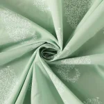 Sea Green Paisley Printed Cotton Fabric