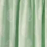 Sea Green Paisley Printed Cotton Fabric - Image 3