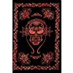 Skull Skelton Print Wall Hanging Poster - Image 2