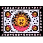 Sun Moon And Stars Mandala Tapestry - Image 2