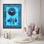 Turquoise Dream Catcher Wall Hanging Art Decor