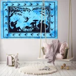 Turquoise Fairy Land Throw Mandala Tapestries