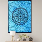 Turquoise Horoscope Tapestry Home Decor