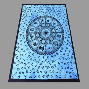 Turquoise Horoscope Tapestry Home Decor - Image 3