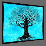 Turquoise Tree of life Print Wall Hanging - Image 3