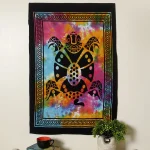 Turtle Dorm Decor Wall Hanging Indian Tapestry