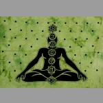 Wall Decor Green Meditation Tapestry - Image 2