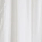 White Solid/Plain Curtains Handmade Cotton Balcony Decor 2 PC - Image 4