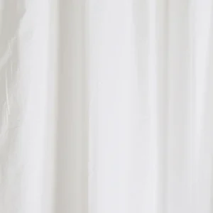 White Solid/Plain Curtains Handmade Cotton Balcony Decor 2 PC - Image 4