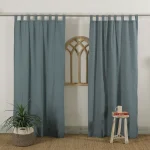 Window & Long Door Gray Curtains Home Decor - Image 2