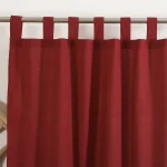 Wine Window Curtains, Door Cotton Curtains, Balcony Curtains - Image 3