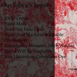 Women Cotton Fabric Red Forest Printed - Image 5