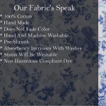 Women Dress Making Blue Flower Print Cotton Fabric - Image 6
