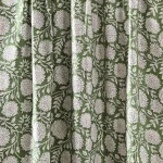 Women Green Floral Print Cotton Fabric - Image 2