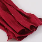Women Long Chiffon Scarf Red Chiffon Dupatta - Image 3