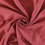 Women's Magenta Dupatta Silver Striped Wrap Chunni - Image 2