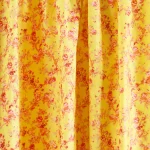 Yellow Floral Print Cotton Fabric Dress Material - Image 3