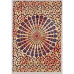 Yellow Peacock Indian Mandala Tapestry