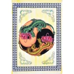 Yin Dragon Tie Dye Wall Hanging Poster - Image 2