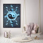 Yin Yang Mandala Tapestry Decorative Wall Hanging