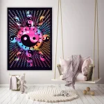 Ying And Yang Tapestry House Decorations Poster