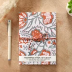 Beautiful Floral Print Binding Journal Writing Notebook