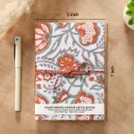 Beautiful Floral Print Binding Journal Writing Notebook - Image 6