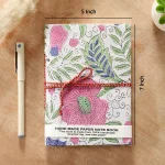 Beautiful Indian Hand Block Printed Journal Diary Sketchbook - Image 5