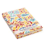 Beautiful Yellow Floral Printed Fabric Binding Notebook - Image 2