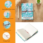 Blank Page Sketchbook Block Print Fabric Cover - Image 5