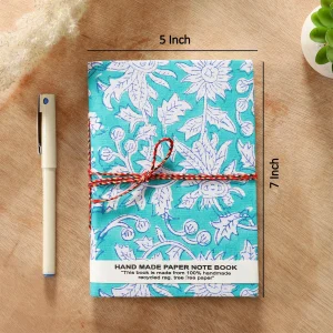 Blank Page Sketchbook Block Print Fabric Cover - Image 6