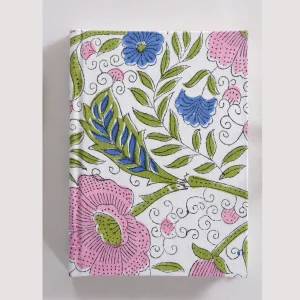 Block Printed Journal Cotton Fabric Notebook Diary - Image 3
