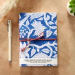 Blue Fabric Notebook Journal Sketchbook