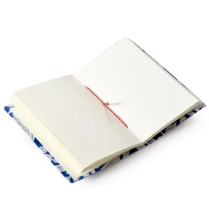 Blue Fabric Notebook Journal Sketchbook - Image 4