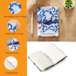 Blue Fabric Notebook Journal Sketchbook - Image 5