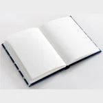 Blue Polka Dot Block Printed Fabric Travelers Notebook Diary - Image 4