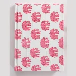 Elephant Printed Fabric Binding Notebook - Image 3