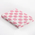 Elephant Printed Fabric Binding Notebook - Image 2